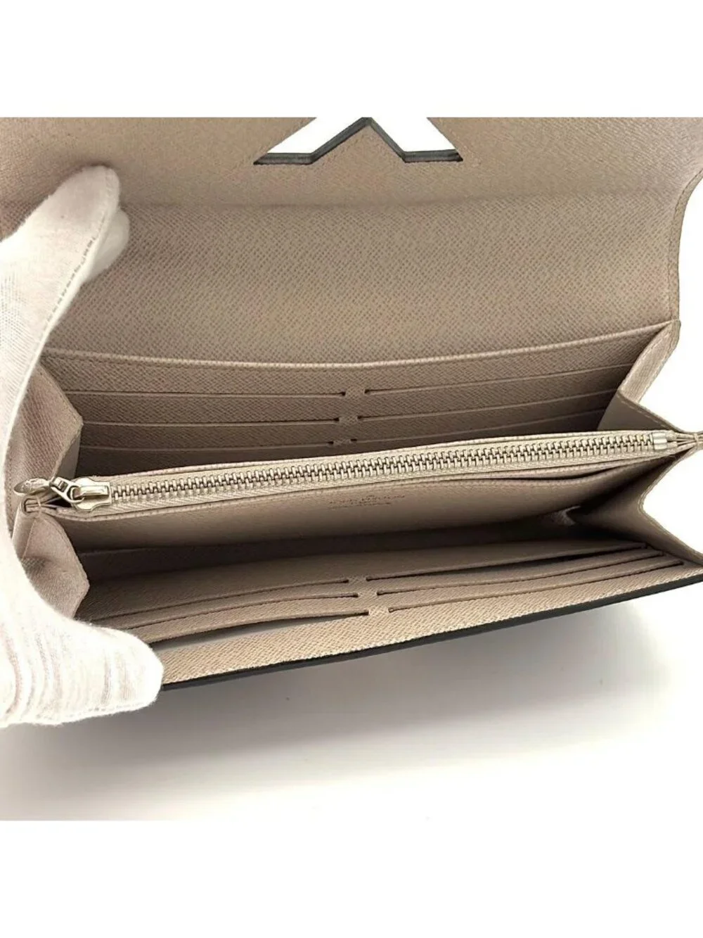 Louis Vuitton Wallet Epi Denim Portefeuille Twist Black